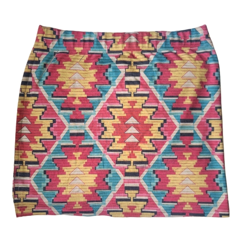 Tumblr Era Tribal High Waisted Skirt